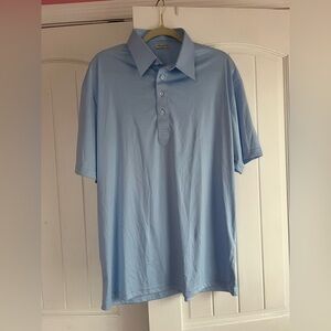Collars & Co Men's Light Blue Polo Shirt Size X Large